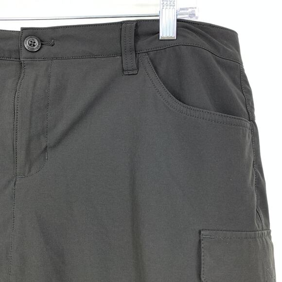 Eddie Bauer Skort Women's Size 14 Athletic Pockets Hiking Outdoor Black - Picture 4 of 7